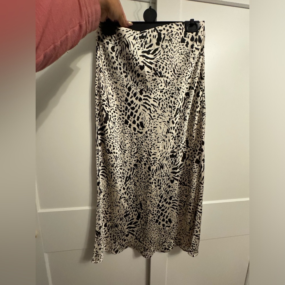 Animal print skirt